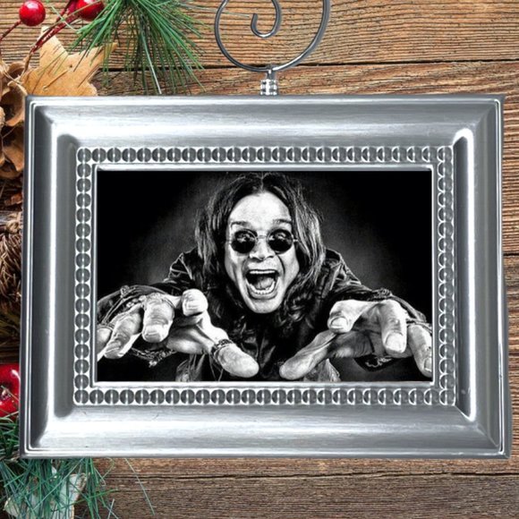 Black Sabbath Ozzy Osbourne Rock Band Music Memorabilia Christmas Tree Ornament - Picture 1 of 3